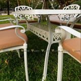 Bộ bàn ghế nhôm ngoài trời LU6072 + Ghế LU6005C