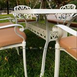 Bàn sân vườn chữ nhật LU6072 (không gồm ghế)