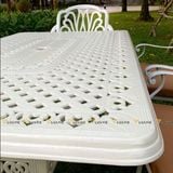 Bộ bàn ghế nhôm ngoài trời LU6072 + Ghế LU6005C