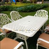 Bàn sân vườn chữ nhật LU6072 (không gồm ghế)