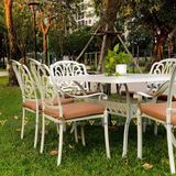 Bàn sân vườn chữ nhật LU6072 (không gồm ghế)