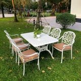 Bàn sân vườn chữ nhật LU6072 (không gồm ghế)