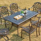 Bàn sân vườn chữ nhật LU6072 (không gồm ghế)