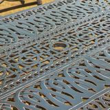 Bàn sân vườn chữ nhật LU6072 (không gồm ghế)