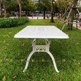 Bàn sân vườn chữ nhật LU6072 (không gồm ghế)