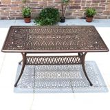 Bàn sân vườn chữ nhật LU6072 (không gồm ghế)