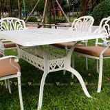 Bàn sân vườn chữ nhật LU6072 (không gồm ghế)