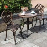 Bàn nhôm đúc ngoài trời mặt đá DPBV17 (không gồm ghế)