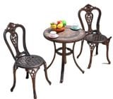 Bàn nhôm đúc ngoài trời mặt đá DPBV17 (không gồm ghế)