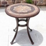 Bàn nhôm đúc ngoài trời mặt đá DPBV17 (không gồm ghế)