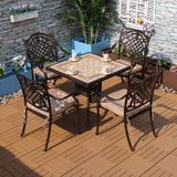 Bàn sân vườn mặt đá DPBV18 (không gồm ghế)