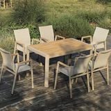 Bộ bàn ghế sân vườn DPBV19A + Ghế DPAV09