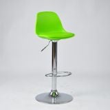 Ghế bar xoay chân mạ lưng nhựa DPE07