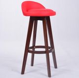 Ghế nệm xoay chân sắt giả gỗ DPE15