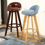 Ghế nệm xoay chân sắt giả gỗ DPE15