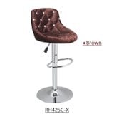 Ghế bar nhung chân trụ xoay DPE16