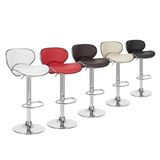 Ghế bar nệm da trụ xoay DPE17