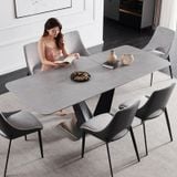 Bàn ăn mặt đá thông minh Zues (không gồm ghế)