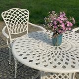 Ghế ngoài trời nhôm đúc GN15