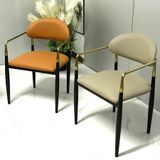 Ghế ăn bọc da cao cấp  Hermes