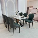 Ghế ăn bọc da cao cấp Ella