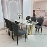 Ghế ăn bọc da cao cấp Ella