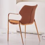 Ghế ăn inox mạ vàng Leander