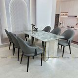 Ghế ăn bọc da cao cấp Agatha