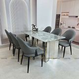 Ghế ăn bọc da cao cấp Agatha