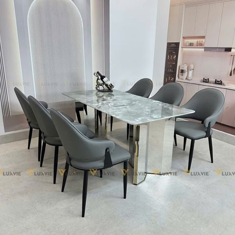 Ghế ăn bọc da cao cấp Agatha