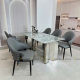 Ghế ăn bọc da cao cấp Agatha