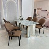 Ghế ăn bọc da cao cấp Agatha