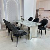 Ghế ăn bọc da cao cấp Agatha