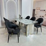 Ghế ăn bọc da cao cấp Agatha