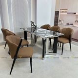 Ghế ăn bọc da cao cấp Crown