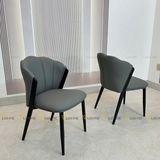 Ghế ăn bọc da cao cấp Crown