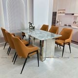 Ghế ăn bọc da cao cấp Lucas