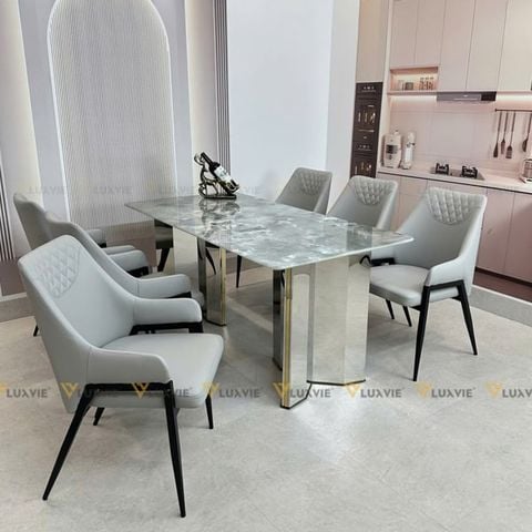 Ghế ăn bọc da cao cấp Lucas