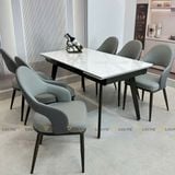 Ghế ăn bọc da cao cấp Alix