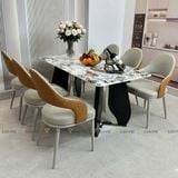 Ghế ăn bọc da cao cấp Alix