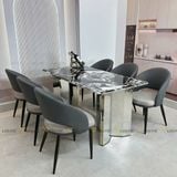 Ghế ăn bọc da cao cấp Kenzo