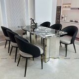 Ghế ăn bọc da cao cấp Kenzo