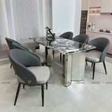 Ghế ăn bọc da cao cấp Kenzo