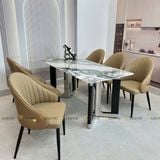 Ghế ăn bọc da cao cấp Lisa