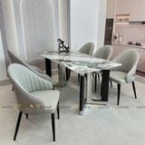 Ghế ăn bọc da cao cấp Lisa