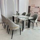 Ghế ăn bọc da cao cấp Lisa