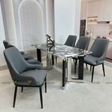 Ghế ăn bọc da cao cấp Avey