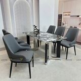 Ghế ăn bọc da cao cấp Avey