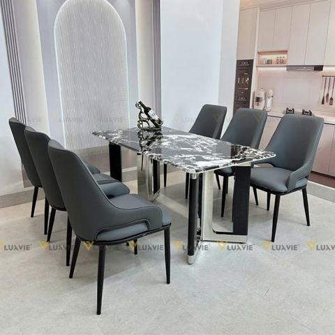 Ghế ăn bọc da cao cấp Avey