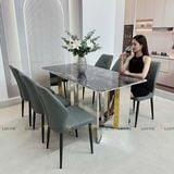 Ghế ăn bọc da cao cấp Roman